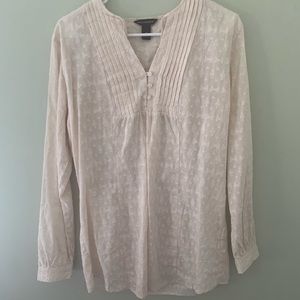 Beautiful Cream Medium Bit and Bridle Blouse